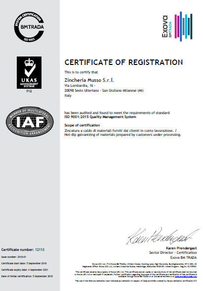 certificato